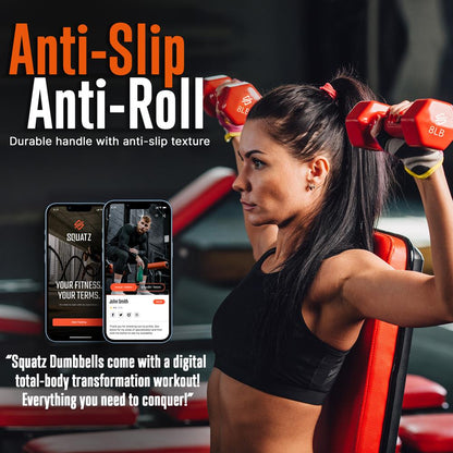 Neoprene Dumbbell Set with Stand - Multicolour, 14.5kg